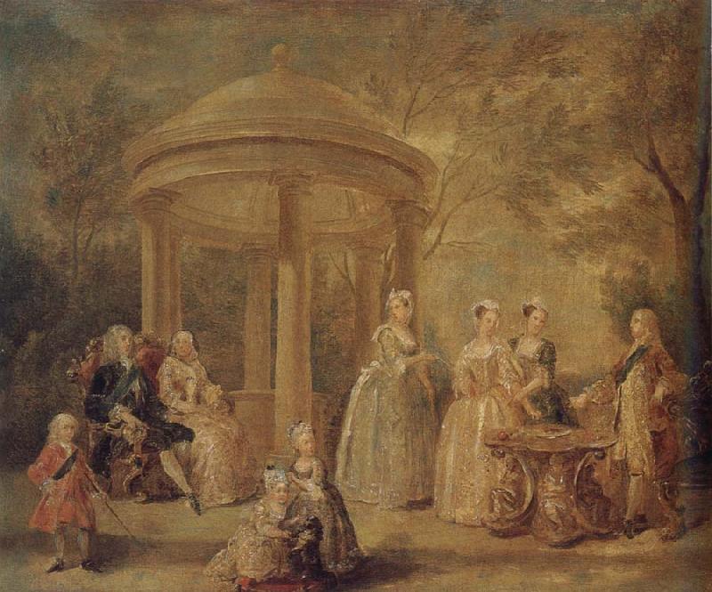 William Hogarth The Family of George oil painting picture